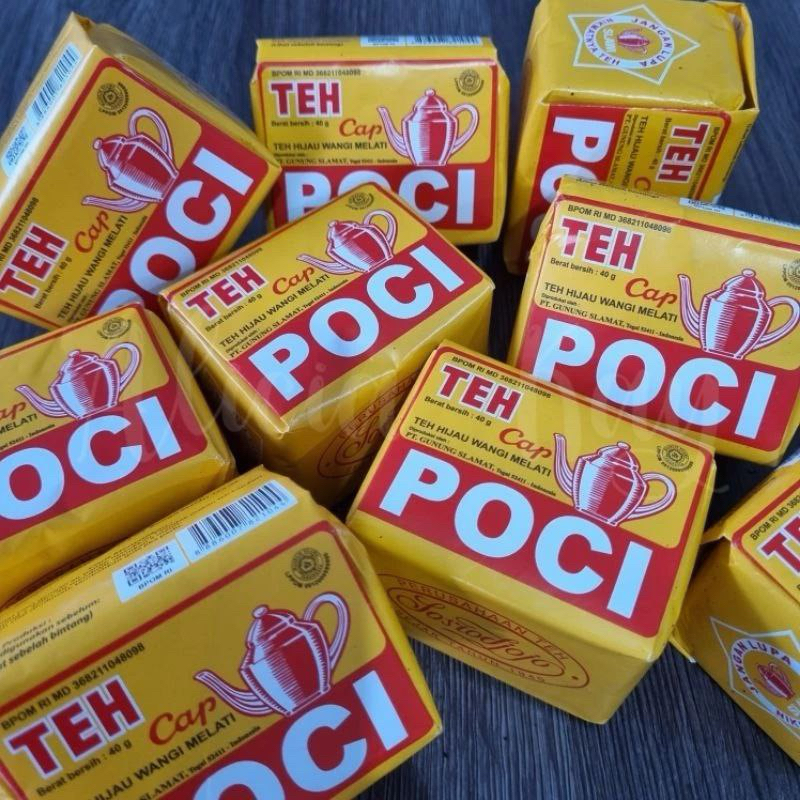 

TEH CAP POCI Teh Hijau Wangi Melati 40gr 1 Pack Isi 10