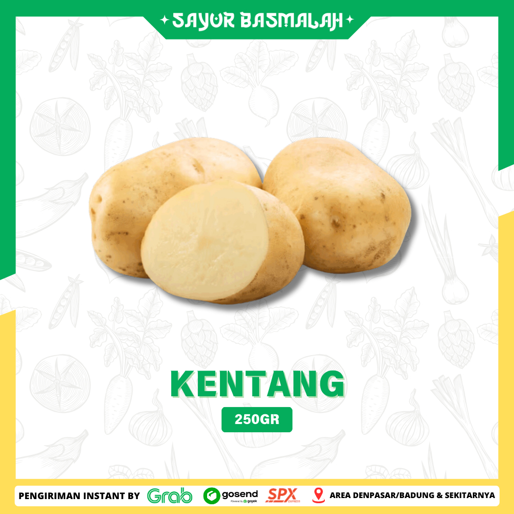 

Kentang 250gr - Sayur Basmalah