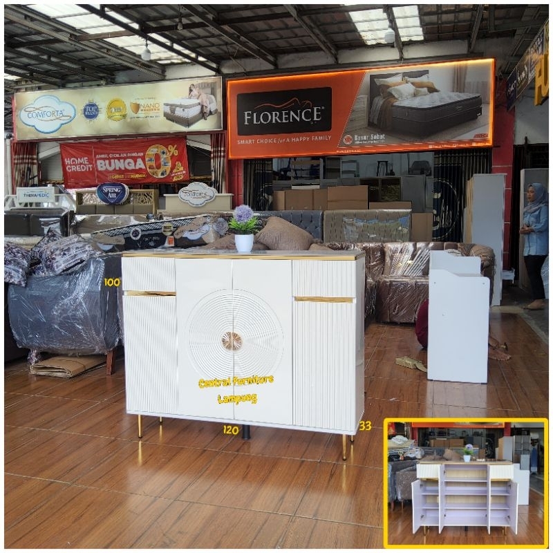 Buffet Konsul / Lemari Sepatu S-83 Glossy