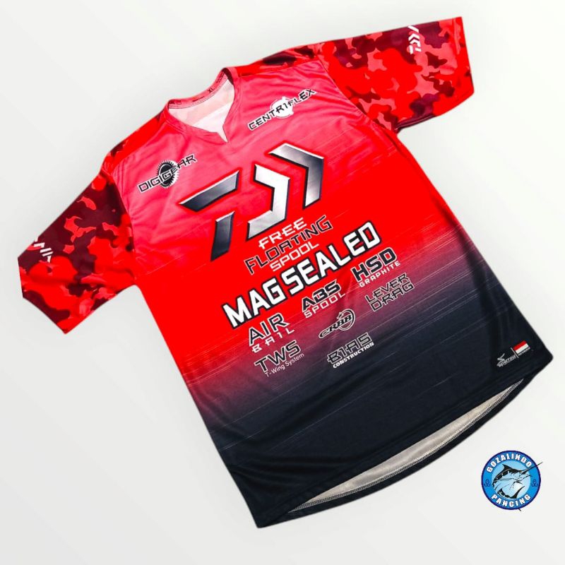 Kaos Mancing DAIWA Jersey Lengan Pendek