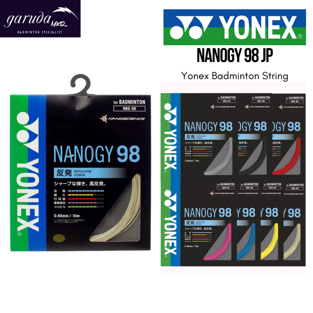 Senar Badminton Yonex Nanogy 98 JP CODE Senar Yonex NNG 98 JP CODE
