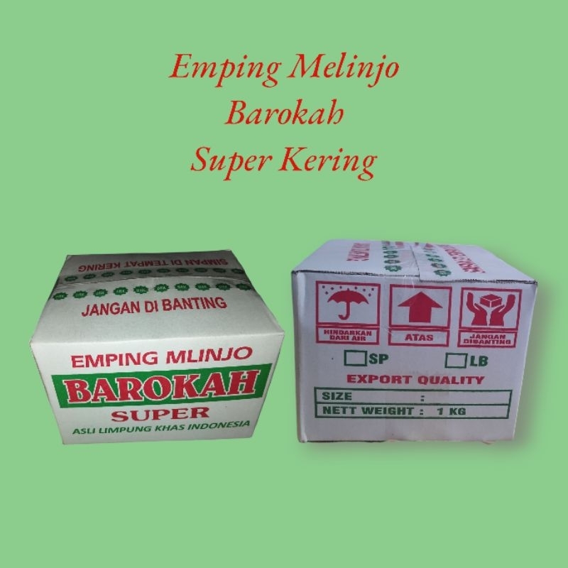 

Sekar_Shop07 Emping Melinjo Super Kering Barokah 1 Kg