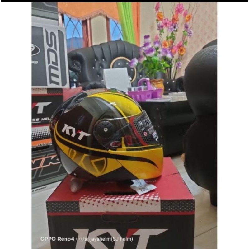 HELM KYT X ROCKET MOTIF ORIGINAL PRODUK