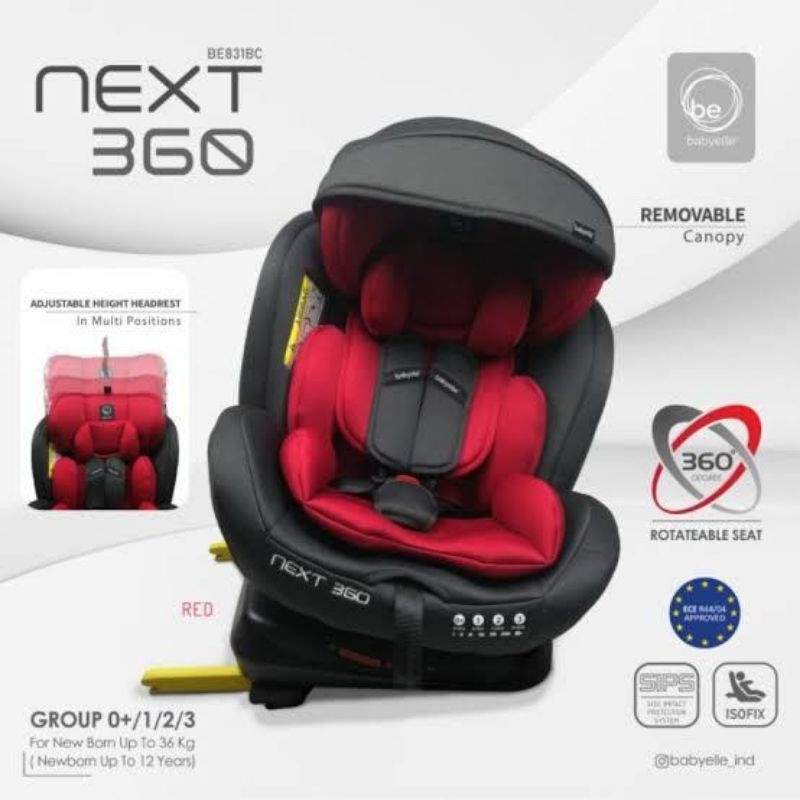 preloved car seat babyelle next 360