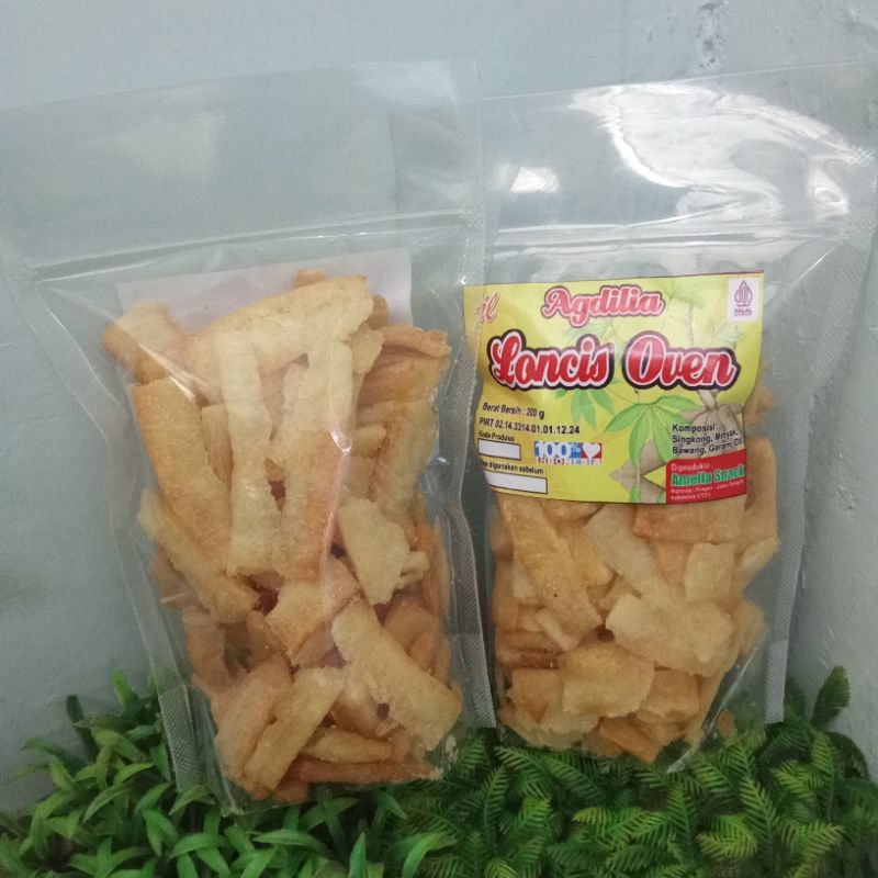 

Kripik Singkong Loncis Oven Agdilia 200 gram/Camilan Tradisional Singkong