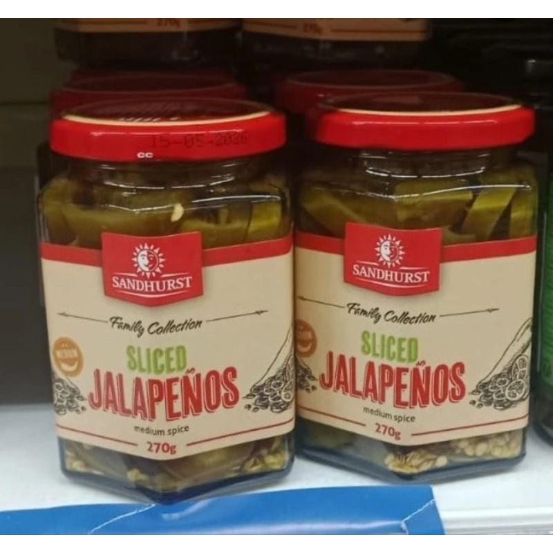 

sandhurst sliced jalalpeno pickled acar cabe 270gr