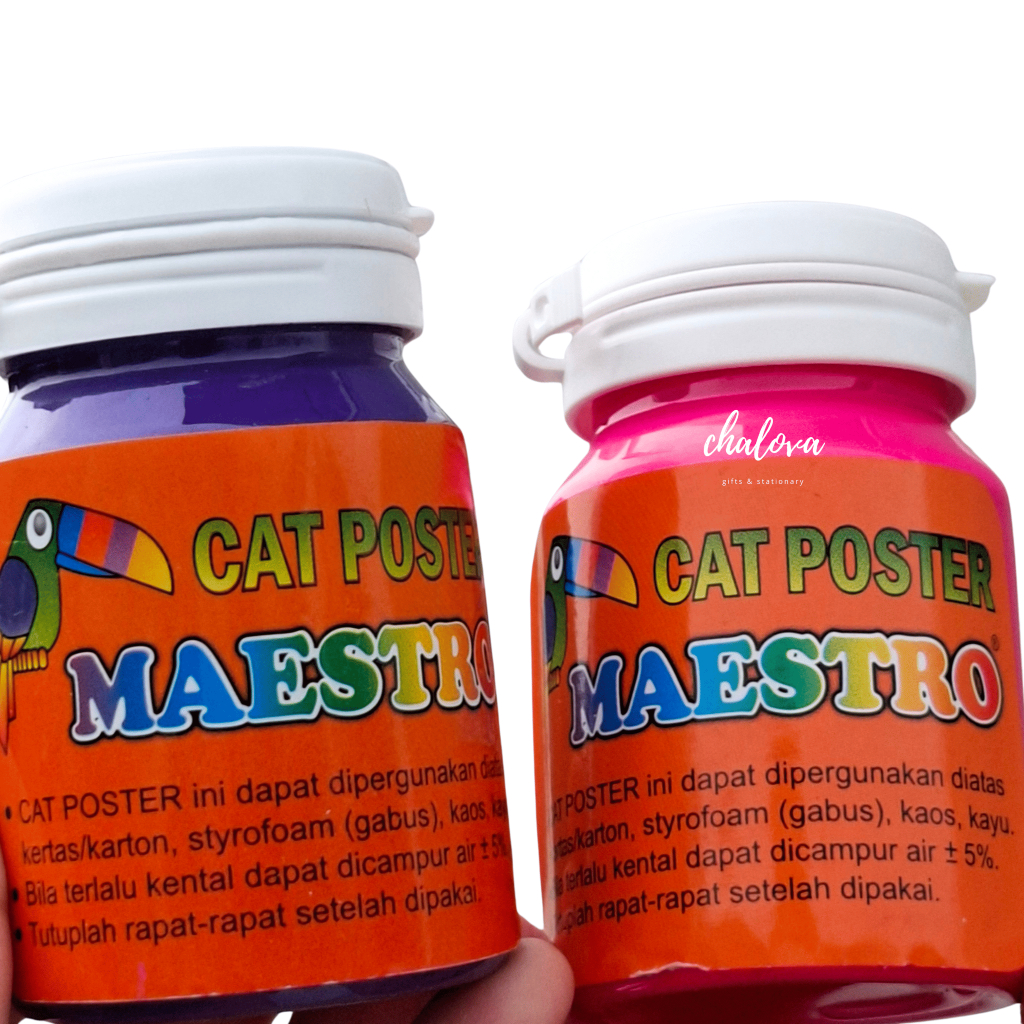 

[PCS] CAT POSTER MAESTRO 100 CC / CAT KARTON / CAT STYROFOAM GABUS / CAT KAOS / CAT KAYU