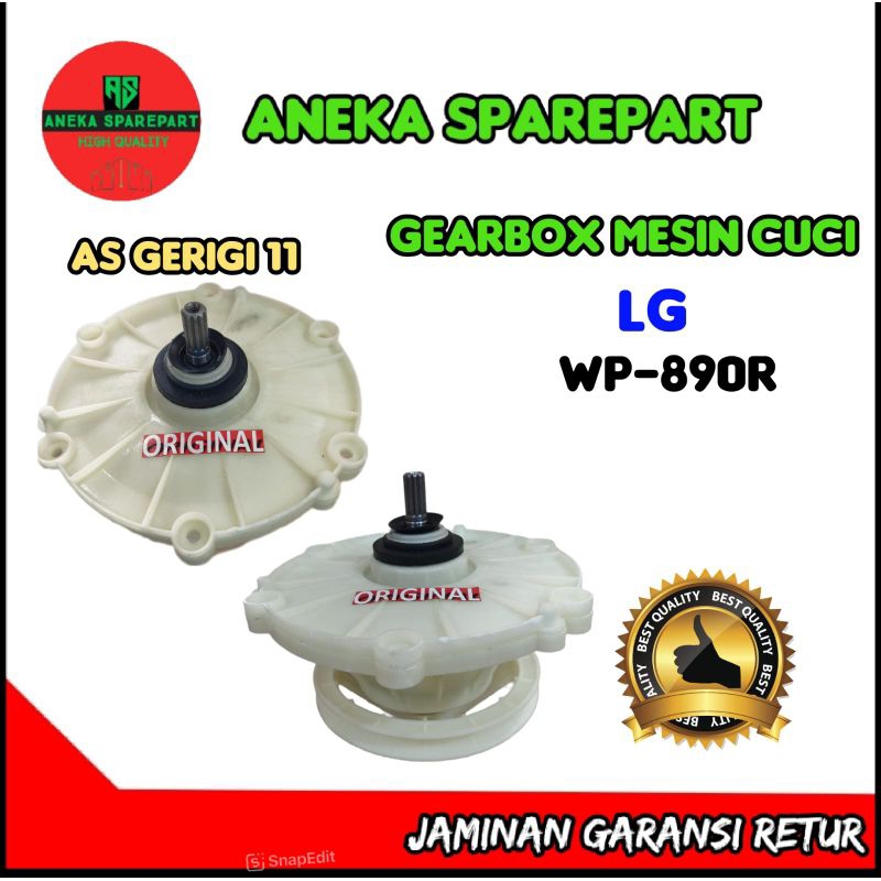GEAR BOX MESIN CUCI LG WP-890R ORIGINAL