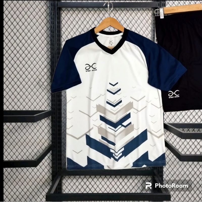 Stelan Setelan Baju Kaos Jersi Jersei  Jersey Jersy sepak bola futsal putsal voley voli poli voly vo