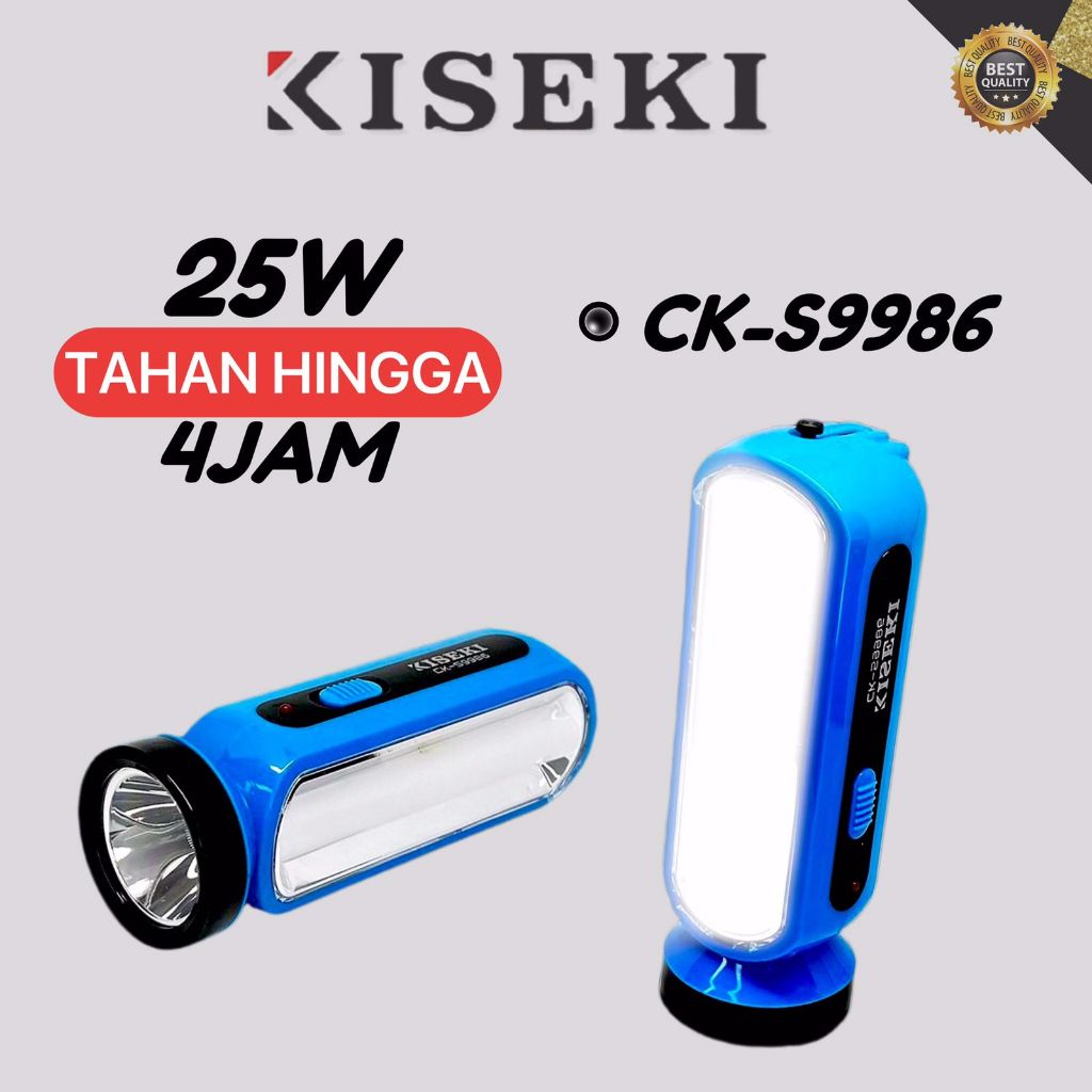 Kiseki Senter CK-S9986 Senter Emergency 25Watt Rechargeble Led Light Super Bright