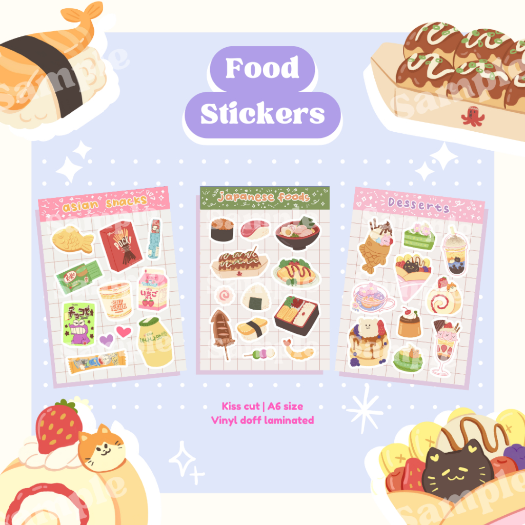 

Food Stickers | Sticker Makanan Lucu Aeshetic