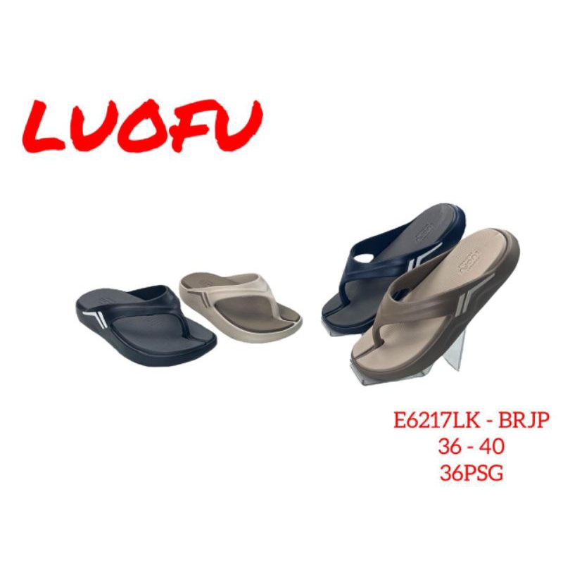 Gamaliel-Sandal Jepit Pria Luofu Original  Empuk E6217-JP6KW