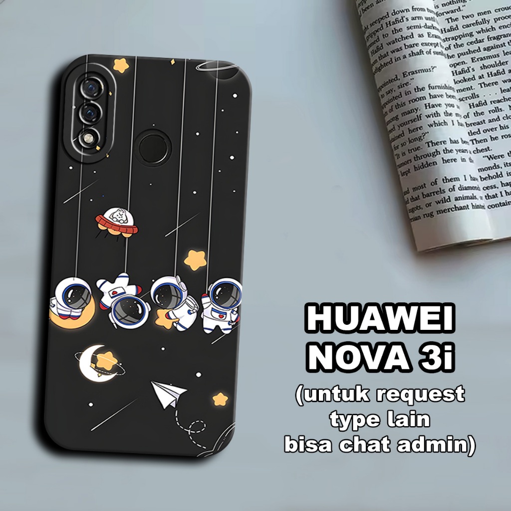 CC35/ Softcase karet lentur untuk huawei nova 3i/Motif lucu/case huawei nova 3i/kesing huawei nova 3