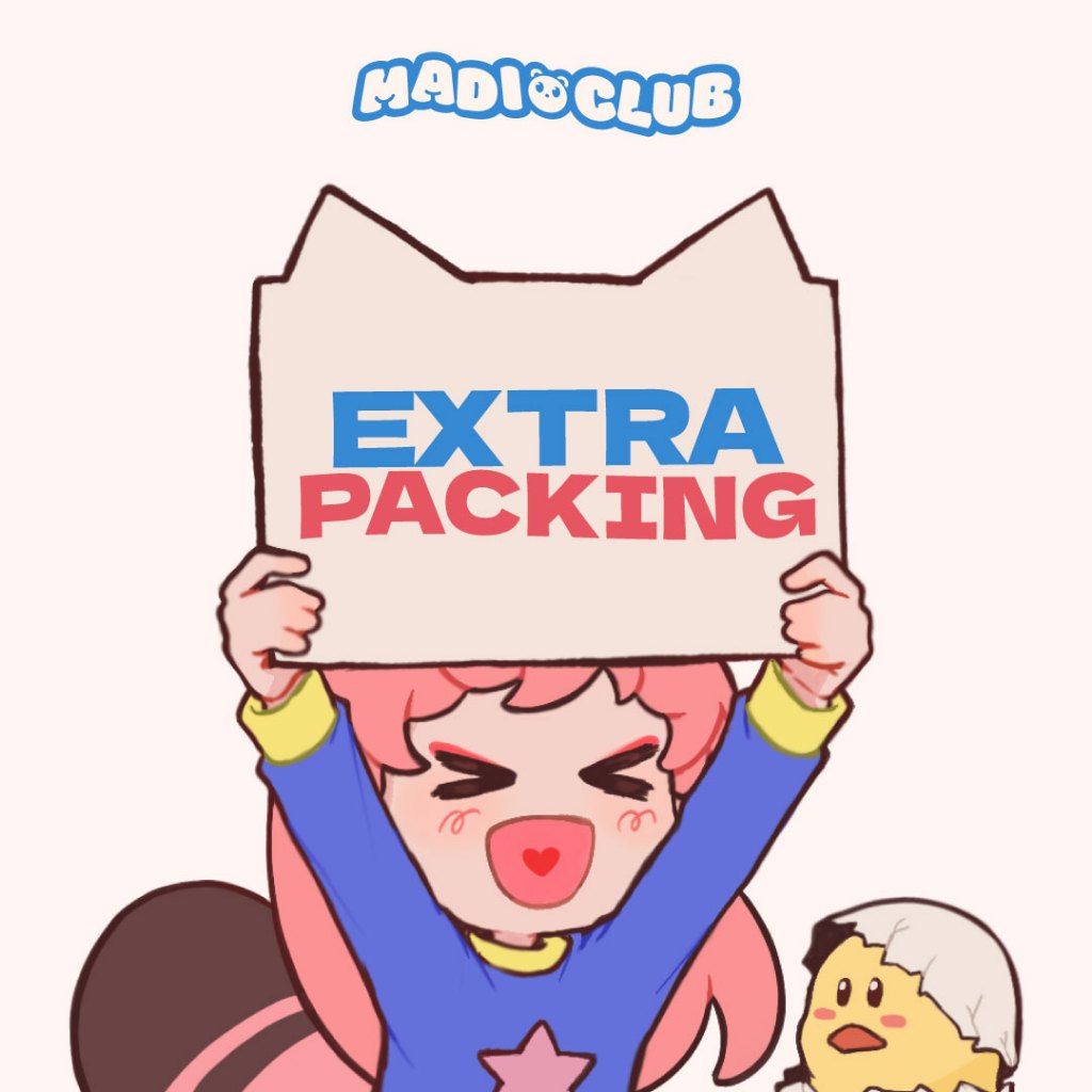 

EXTRA PACKING - hardboard & bubble wrap