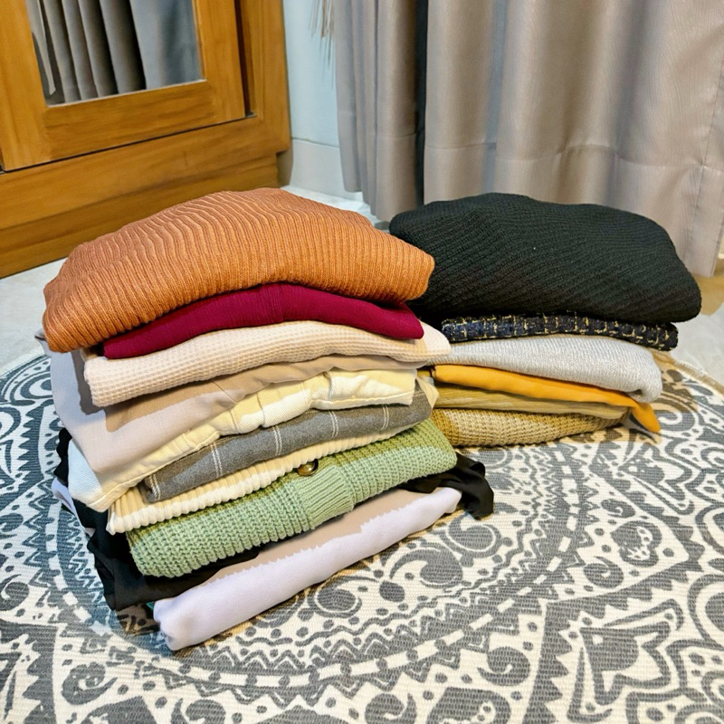 Ready Preloved Baju Pribadi H&M LAFIYE COLORBOX THENBLANK dll