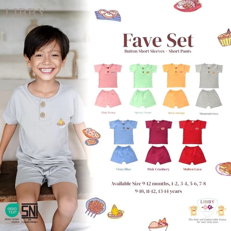 Fave Set Pendek Libby