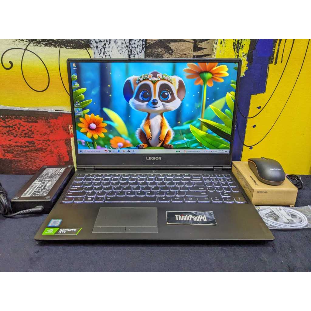 Laptop Lenovo Legion Y7000 2019 Core i7 9750H GTX 1650 Backlight
