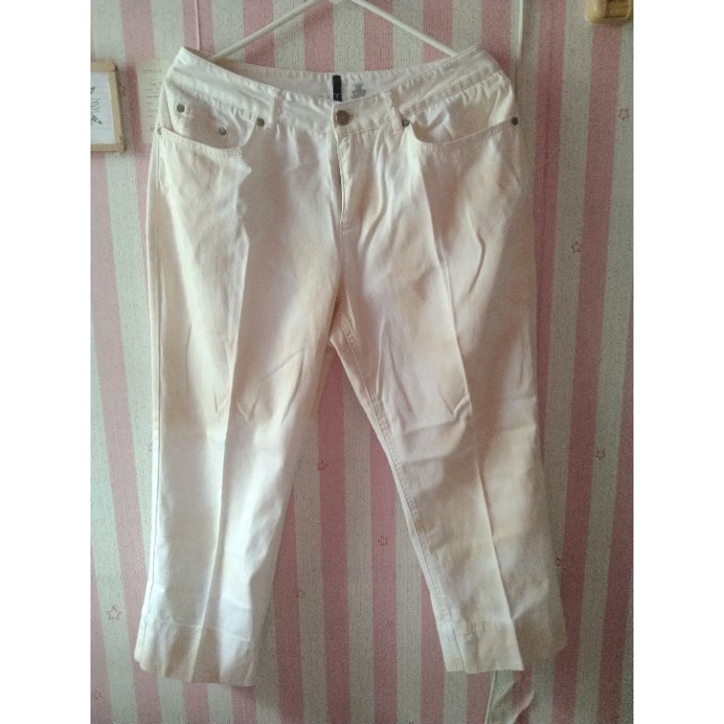 Tahari white jeans