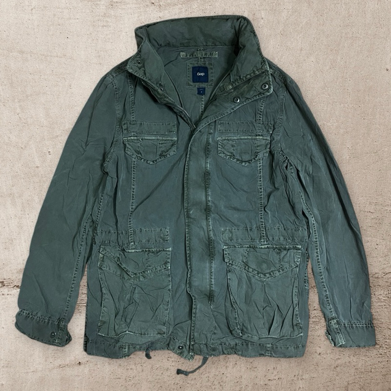 Jacket Semi Parka GAP green army
