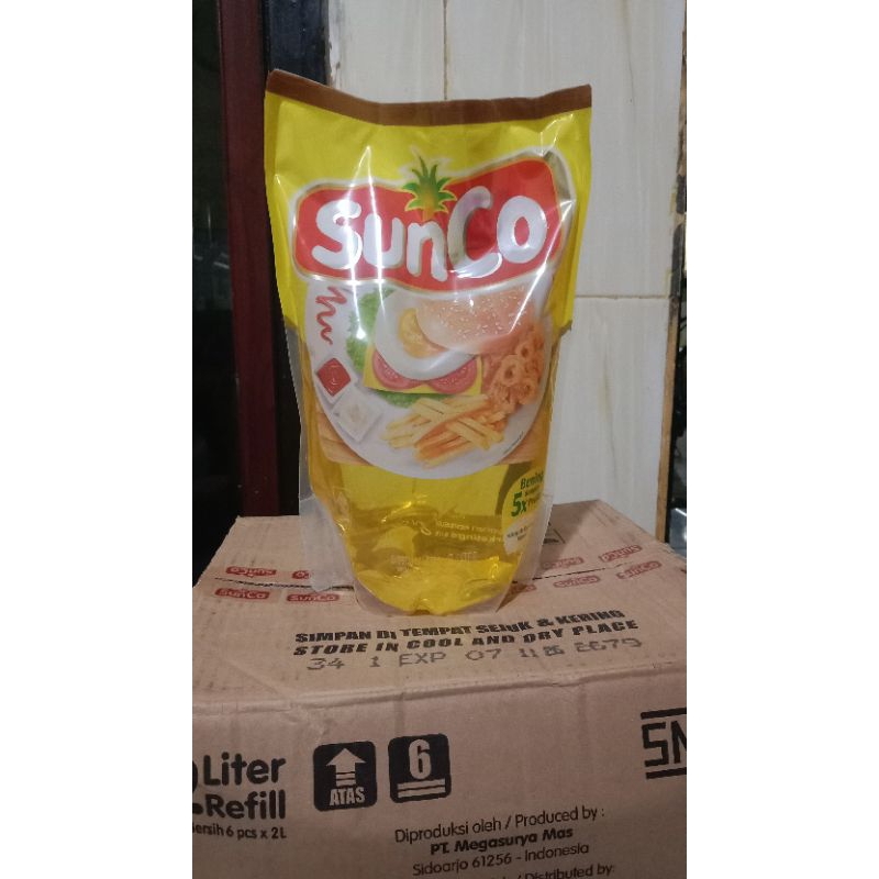 

minyak goreng sunco 2L minyak sunco refill 2liter murah promo