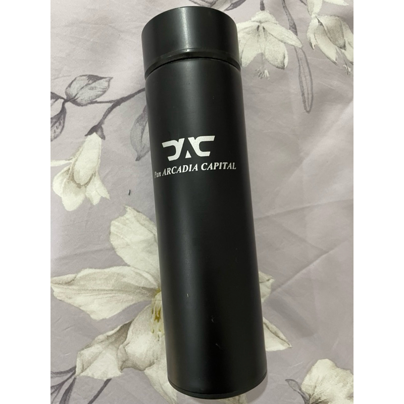 PRELOVED Botol termos bottle thermos hitam black aluminium alumunium