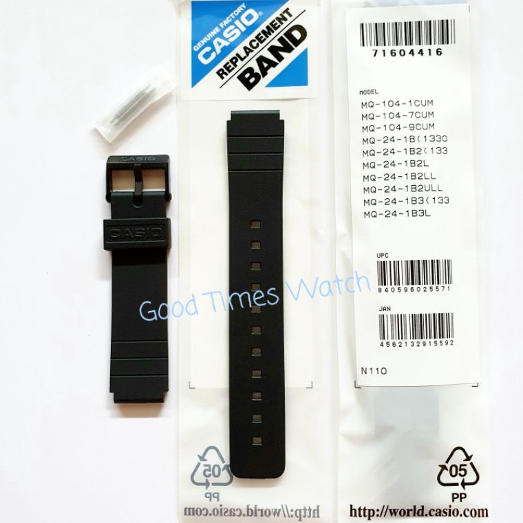 KODE A62Q STRAP CASIO MQ 14 MQ 24 MQ 25 MQ 44 MQ 58 MQ 71 MQ 76 W 76 MW 24 Casio Original