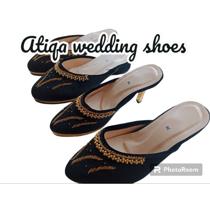 selop pengantin pria dan wanita terbaru selop bludru