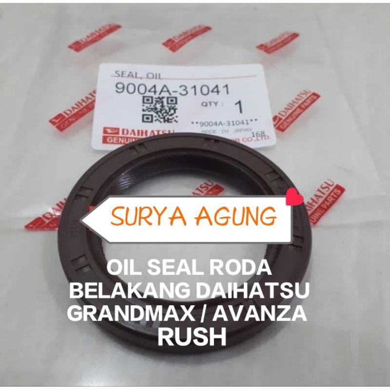 OIL SEAL RODA BELAKANG DAIHATSU GRANDMAX / XENIA / AVANZA / RUSH