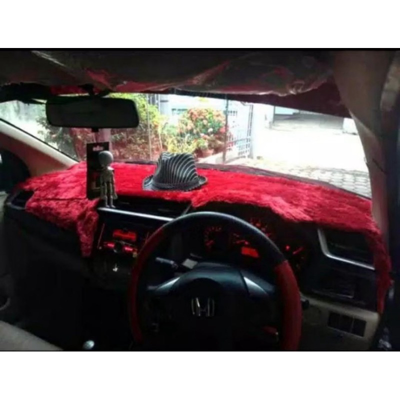Alas Bulu Dashboard Mobil Rafsur / Cover Taplak Bulu Dashboard