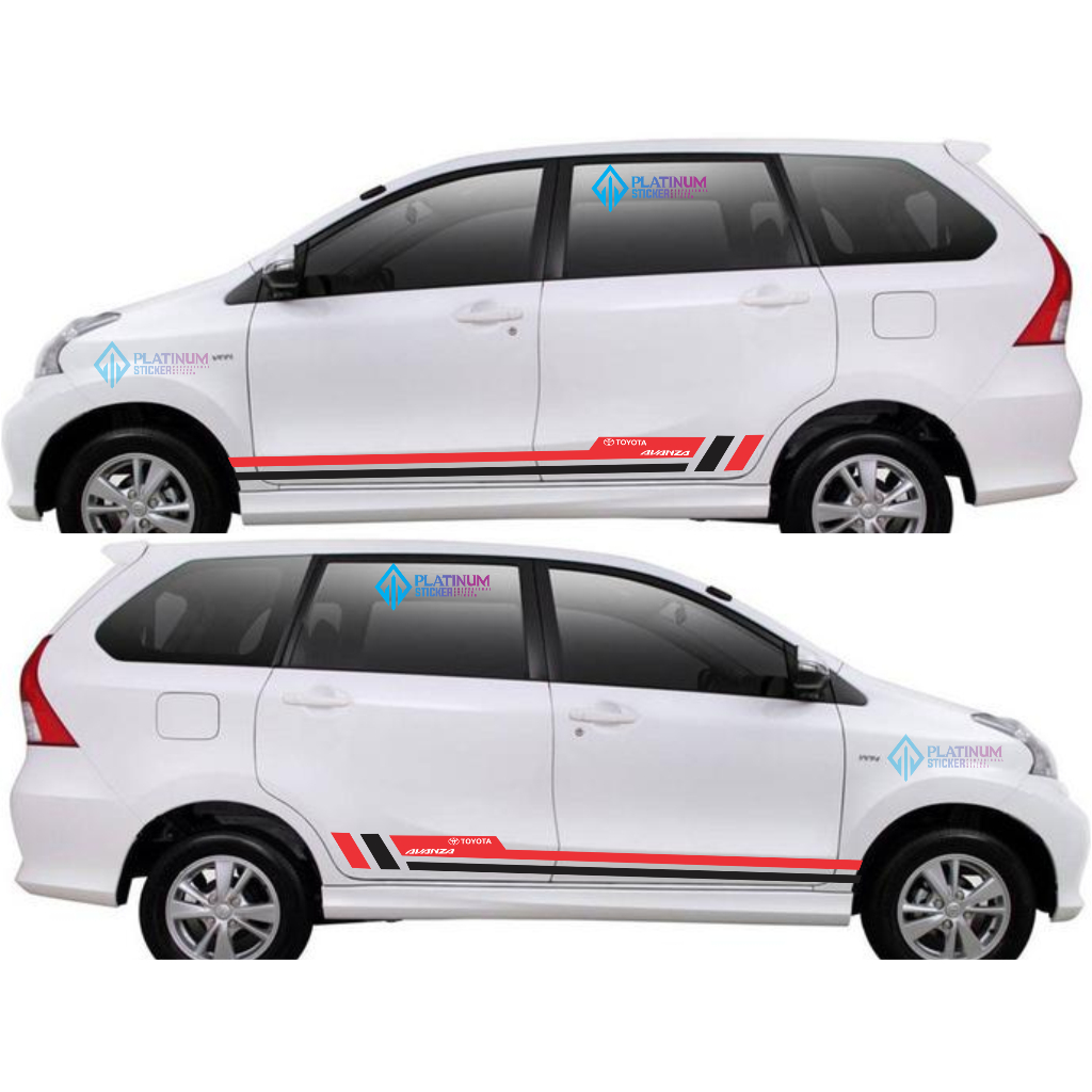 Stiker sticker Mobil Avanza Cutting stiker mobil avanza veloz Old terbaru