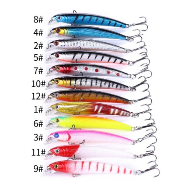 Umpan Minnow Lure Swimbait 7.5 cm Fishing Lure Hard Bait