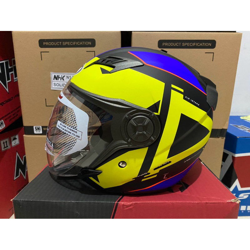 NHK Gladiator Grande Black Blue Yellow doff