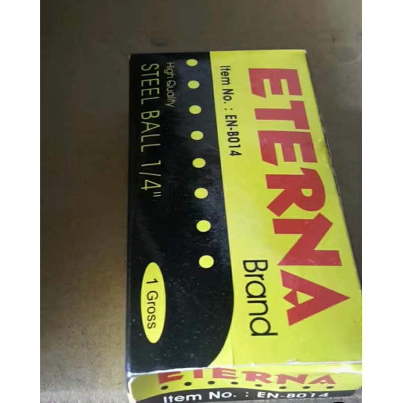 pelor sepeda belakang 1/4 isi 144pcs 6.35mm