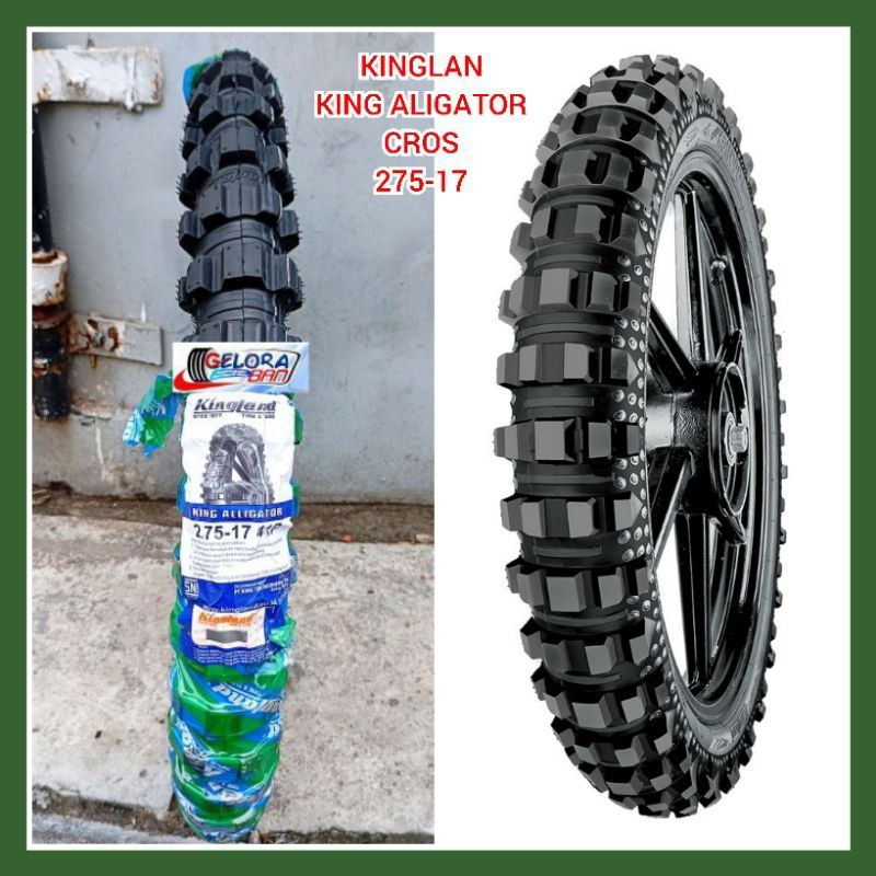 Ban Kingland King Aligator 275-17 CROS ban cangkul ban trail ban honda supra revo jupiter vega smash