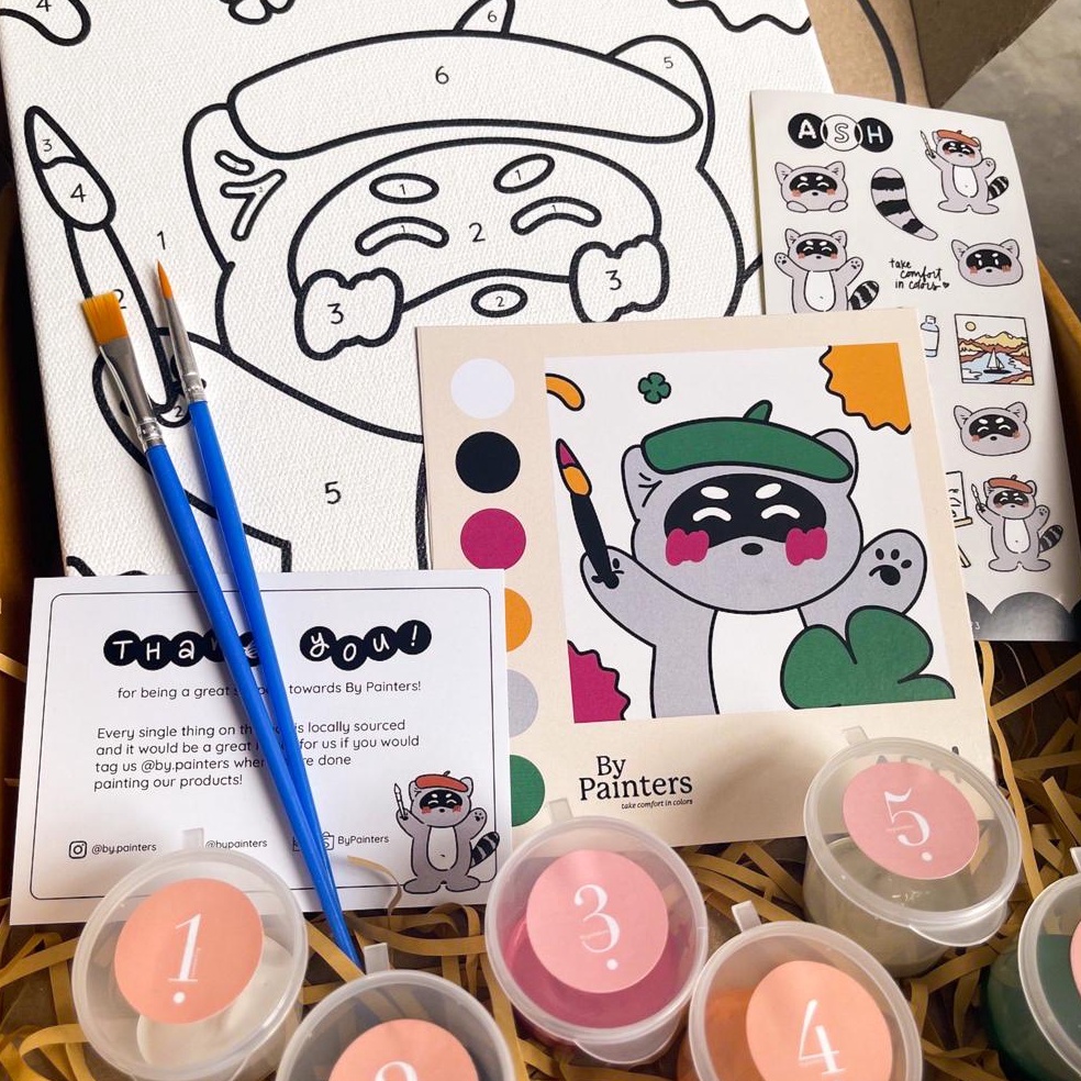 

Borong Untung Paint By Number ASH ByPainters Painting Set 2x2cm Kanvas 6 Akrilik Kit Melukis