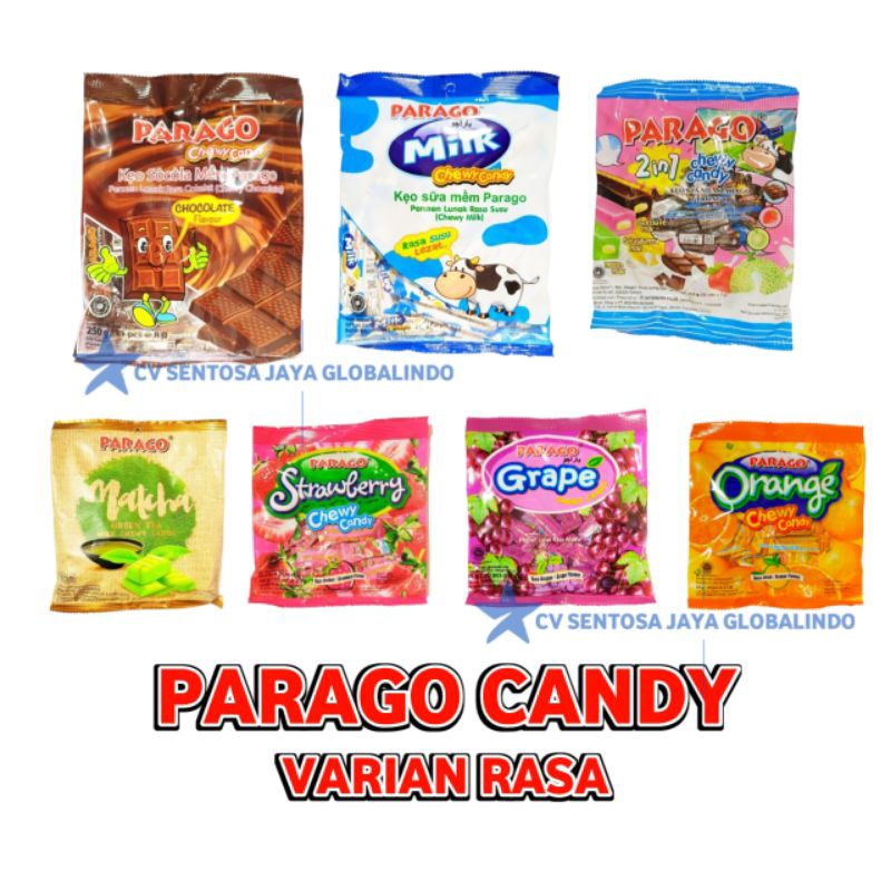 

Permen Parago Permen Lunak Varian Rasa | Chewy Candy