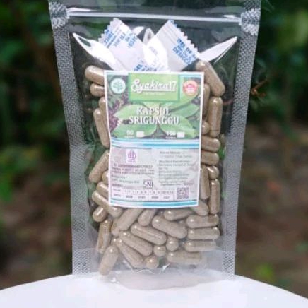 

KAPSUL HERBAL ASLI SRIGUNGGU KEMASAN POUCH ISI 100