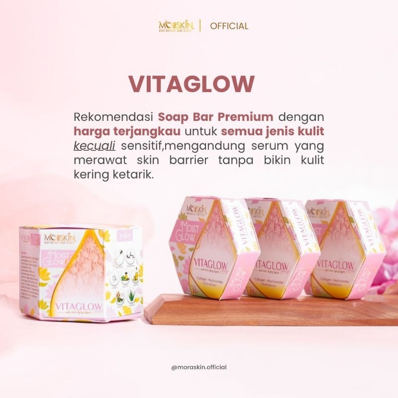 Vitaglow Soap Bar/Moraskin Facial wash/Moraskin soap-v-co