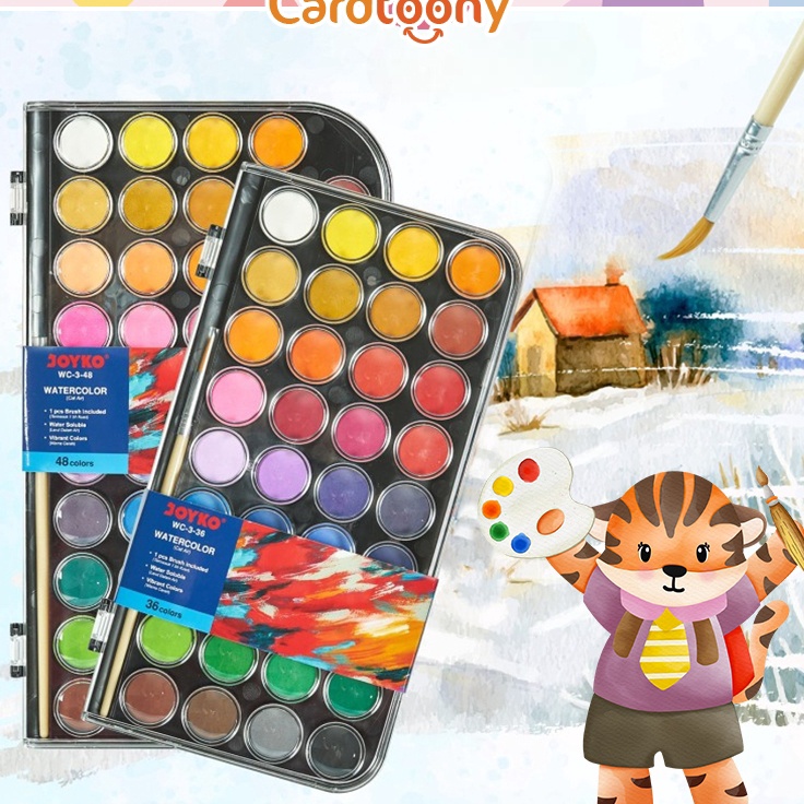 

Special Delivery Cat Air Isi 36 Warna 16 Warna Watercolor Watercolour Painting