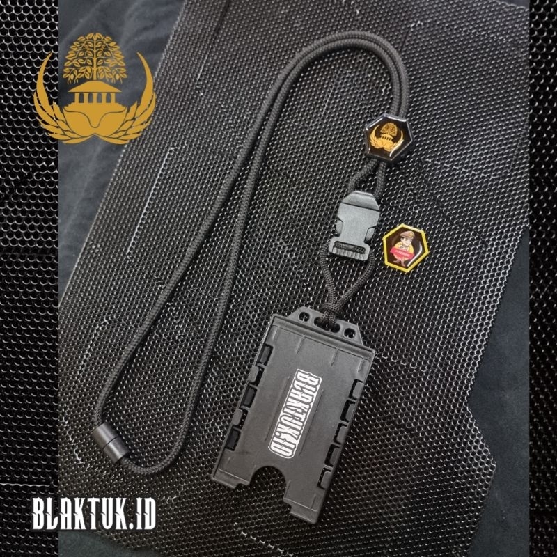 

Lanyard tactical holder id card Slide exagonal logo ASN KORPRI