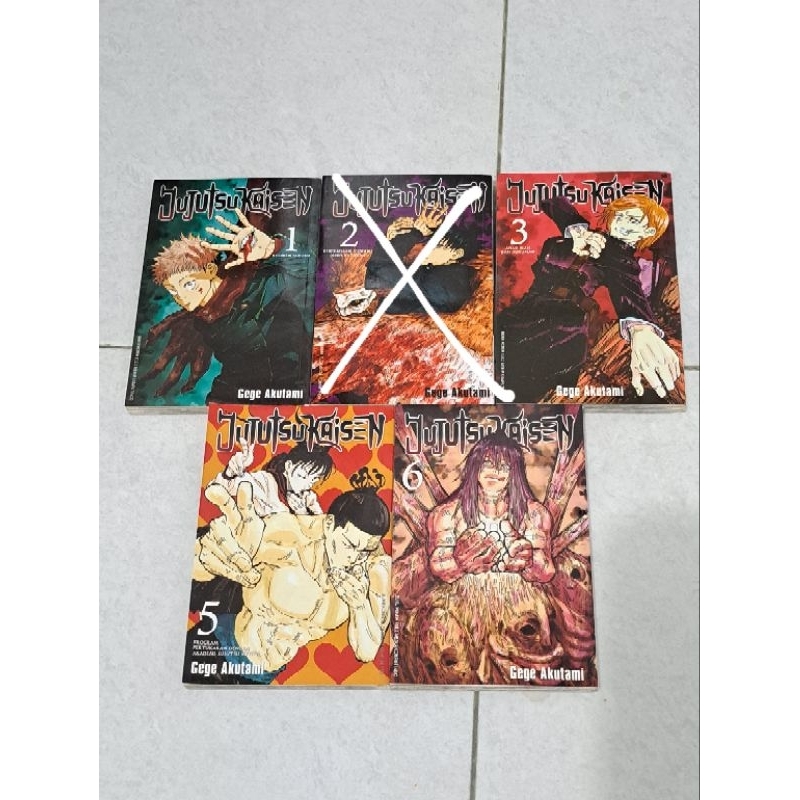 WTS PRELOVED Komik JJK, Spy x Family, Haikyuu, Demon Slayer