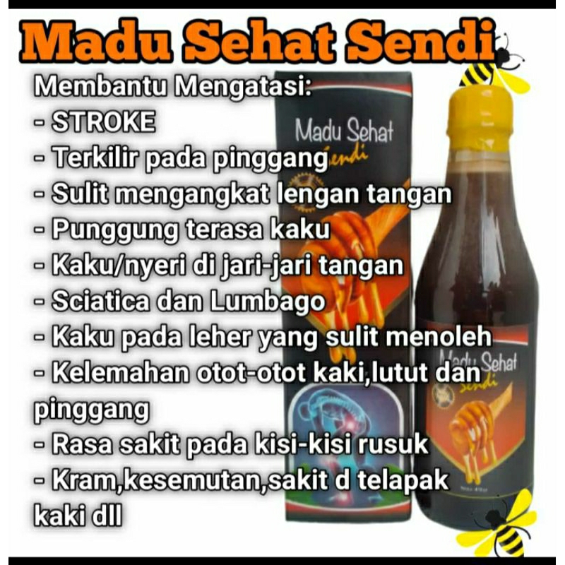 

Madu Sinergi Sehat Sendi | Obat Herbal Kesemutan | menjaga imunitas