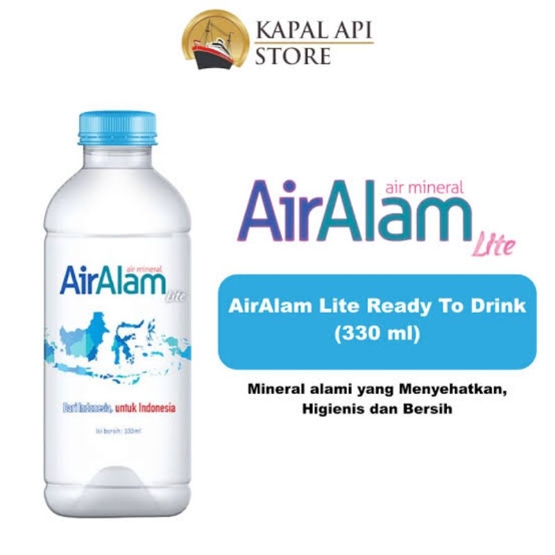 

Air Alam Lite Botol 330 ML Kapal Api Group