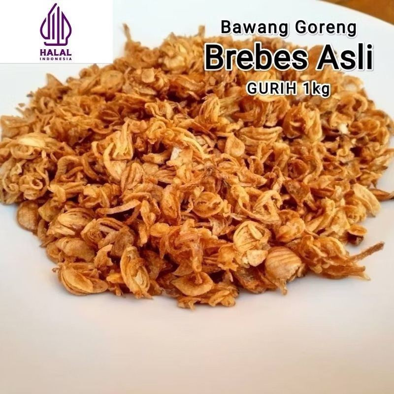 

Bawang Goreng Brebes Asli GURIH 1kg