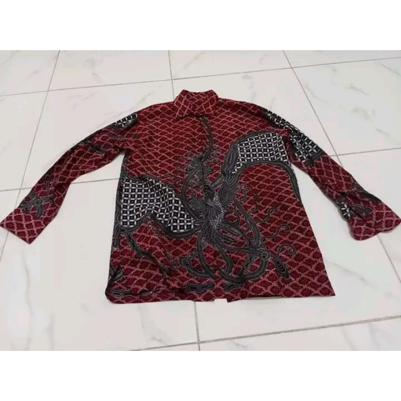 kebaya couple dan batik couple merah maroon