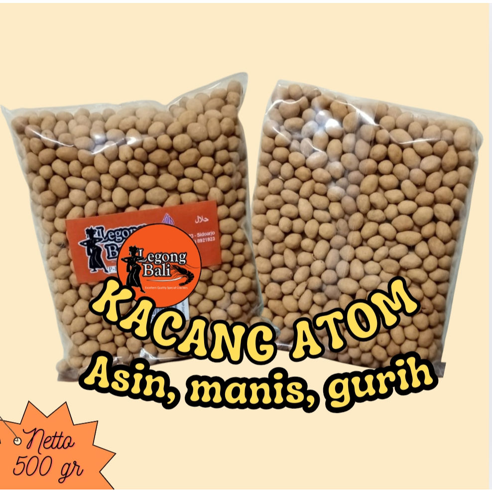 

Kacang Atom Kacang Telur Kacang Oven 500 gr