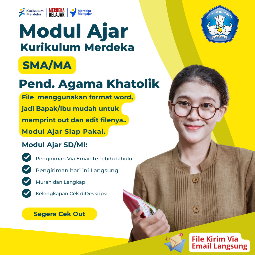 

MODUL AJAR AGAMA KHATOLIK KELAS 10,11,12 SMA/SMK KUMER LENGKAP