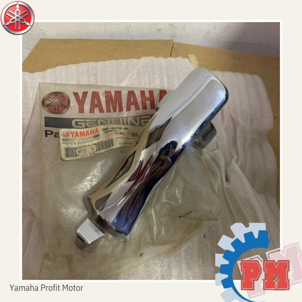 COVER PELIDUNG KNALPOT KECIL YAMAHA SCORPIO ASLI ORIGINAL YGP 5BP-E4718-00