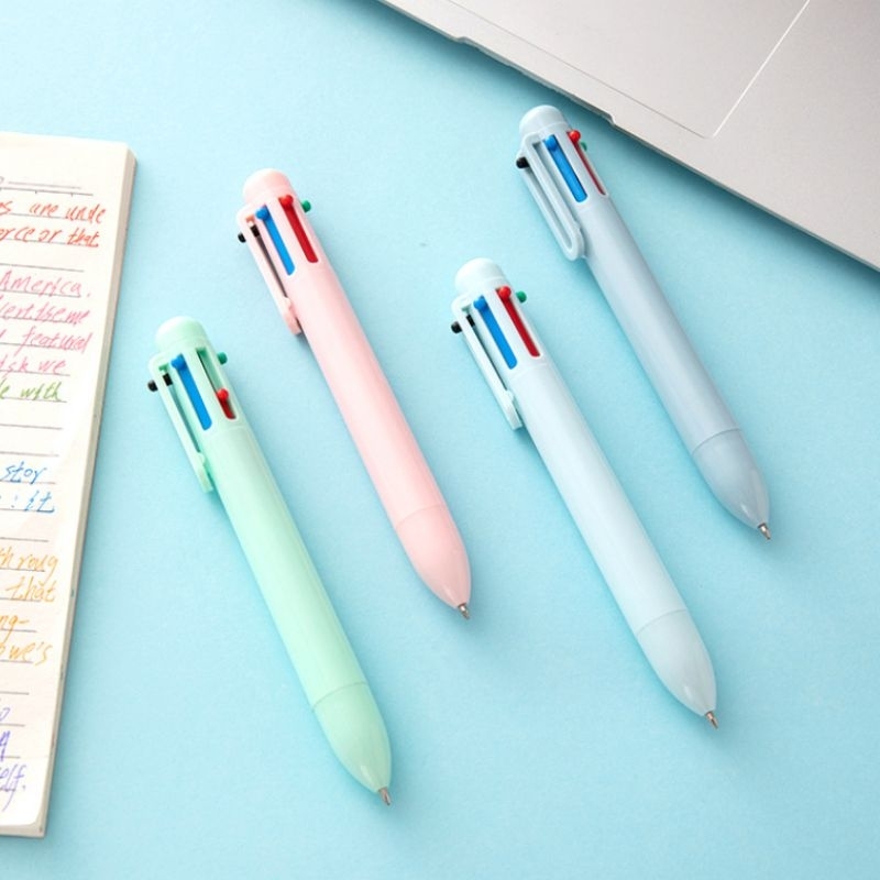 

Pena warna mekanik 6 warna, pena mekanik pastel 6 warna