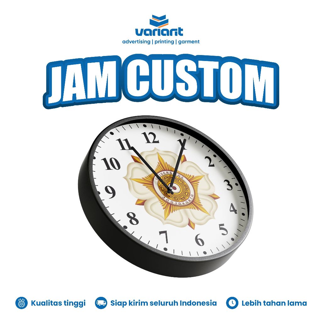 JAM DINDING CUSTOM DESIGN MEWAH